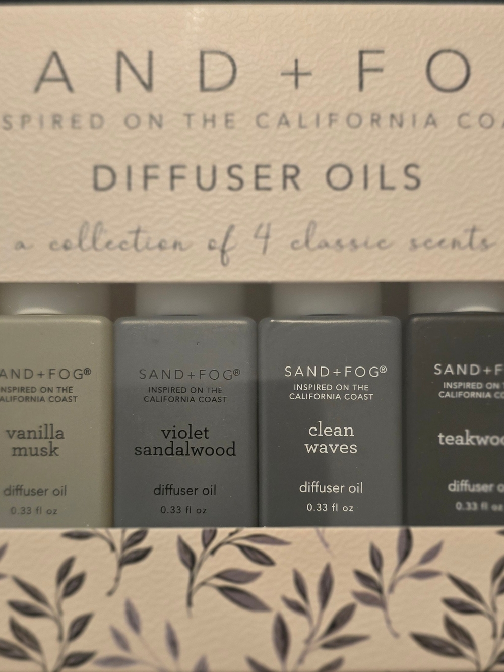 Diffuser Oil Kit - Neutral Gray & Cream Scents